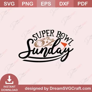 Super Bowl Sunday SVG