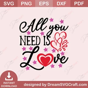 All You Need Is Love SVG