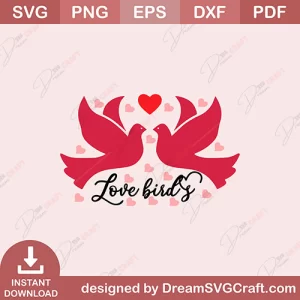 Love Birds SVG