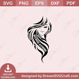 I Am A Strong Woman Because a Strong Woman Raised Me SVG