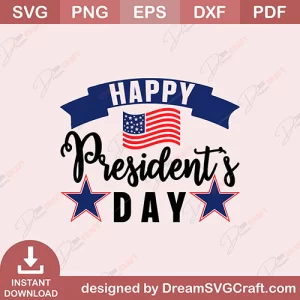 Happy Presidents Day SVG