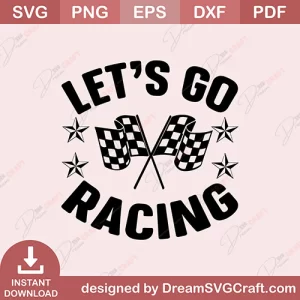 Lets Go Racing SVG