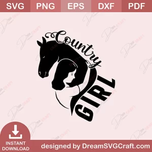 Country Girl SVG