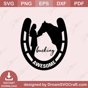 Bucking Awesome SVG