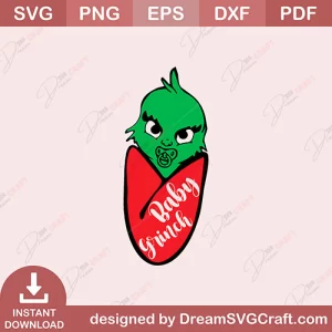Baby Grinch SVG