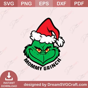 Mommy Grinch SVG