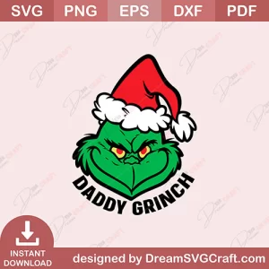 Daddy Grinch SVG