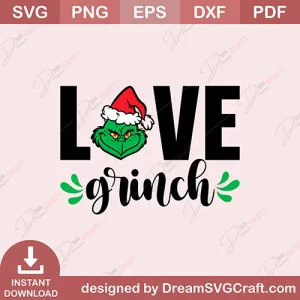 Love Grinch SVG