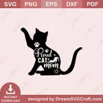 SD12656 Proud Cat Mom Cat