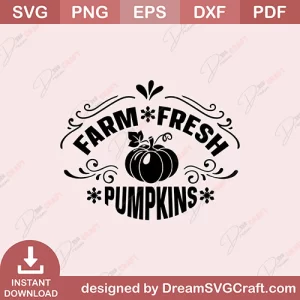 Farm Fresh Pumpkins SVG