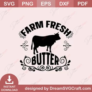 Farm Fresh Butter SVG