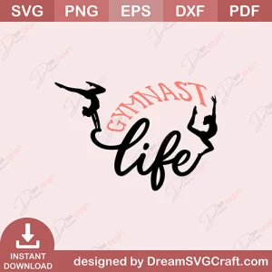 Gymnastics Life SVG