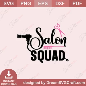 Salon Squad SVG