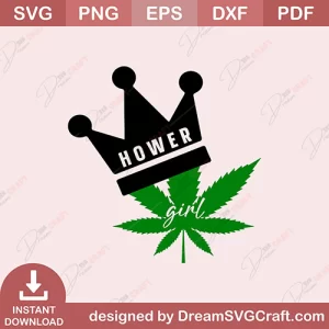 Hower Girl SVG