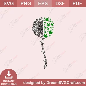 Smock Weed Everyday SVG