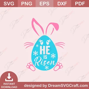 He Is Risen SVG