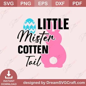Little Mister Cotten Tail SVG
