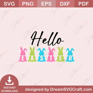Hello Easter SVG