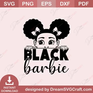 Black Barbie SVG