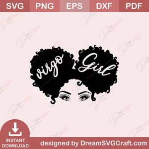Virgo Girl SVG