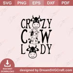 SD13013 Crazy Cow Lady Cow
