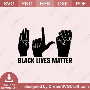 Black Lives Matter SVG