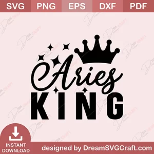 Aries King SVG