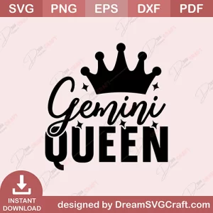 Gemini Queen SVG