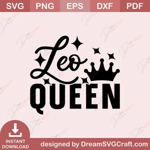 Leo Queen SVG