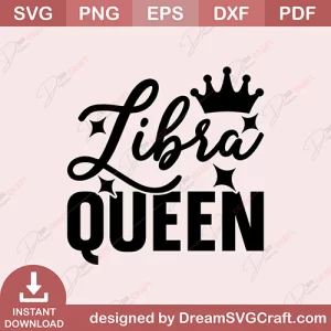 Libra Queen SVG