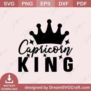 Capricorn King SVG