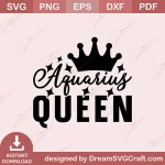 SD13097 Aquarius Queen ZodicSign