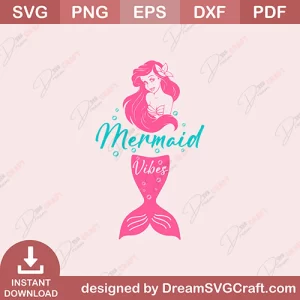 Mermaid Vibes SVG