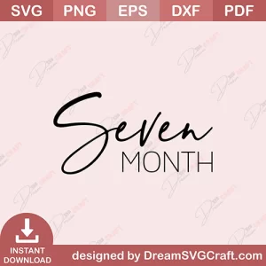 Seven Month SVG
