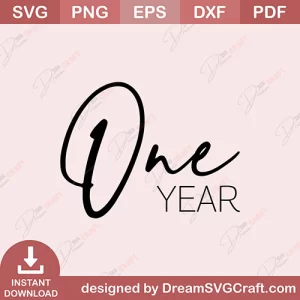One Year SVG