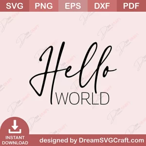 Hello World SVG