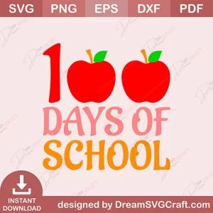 100 Days Of School SVG