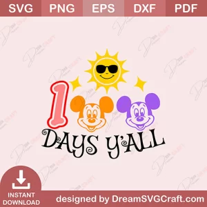 100 Days Yall SVG