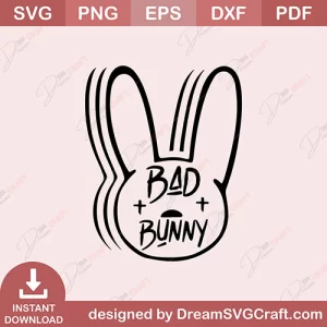 Bad Bunny SVG