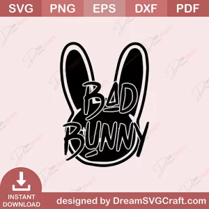 Bad Bunny SVG