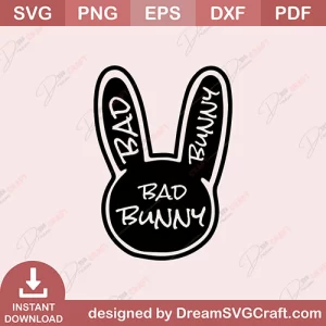 Bad Bunny SVG
