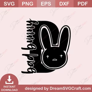 Bad Bunny Heart Archives - Dreamsvgcraft