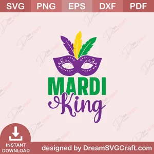 Mardi King SVG