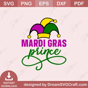 Mardi Gras Prince SVG