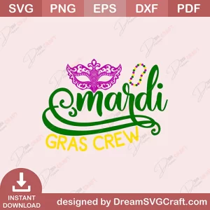 Mardi Gras Crew SVG