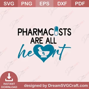Pharmacists Are All Heart Crew SVG