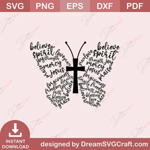 Believe Spirit Joy Love SVG