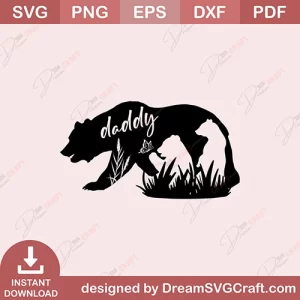 Daddy Bear SVG