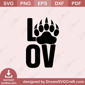 Love Bear SVG