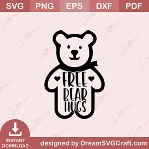 Free Bear Hugs SVG